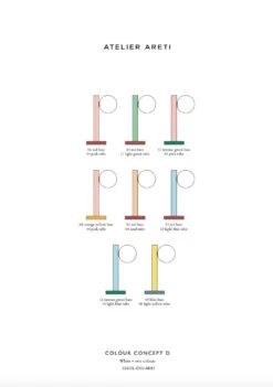 Lampe De Table - Tube With Globes And Cones - Concept Colour D -Intérieure Décoration Magasin lampe de table tube xith globes and cones concept colour d 2