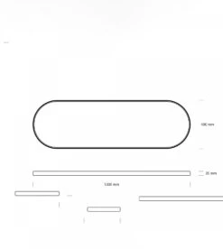 Miroir Mural Norm - Oval -Intérieure Décoration Magasin miroir mural norm oval 2