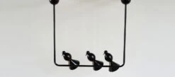 Plafonnier En U - 3 Alouettes Perchées