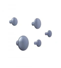 Muuto Set De Patères The Dots Métal (par 5)