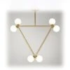Suspension Triangle Pendant - 6 Globes